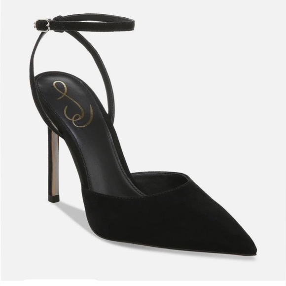 Gently used Sam Edelman Avril, Black Suede Heels - Picture 6 of 6
